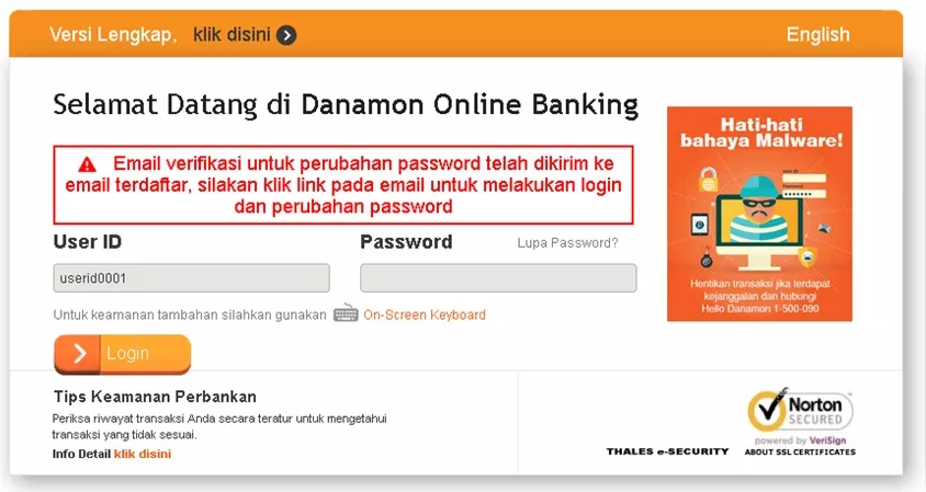 danamon online banking